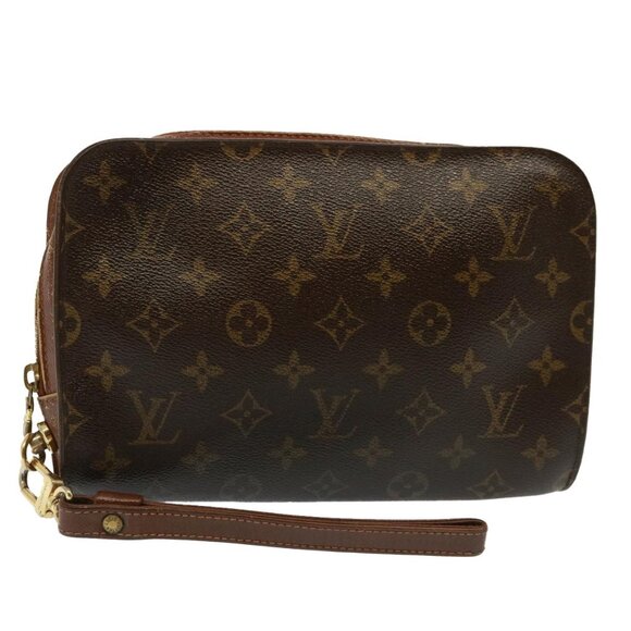 LOUIS VUITTON Monogram Orsay Clutch Bag M51790 LV Auth 79034 - Picture 1 of 16